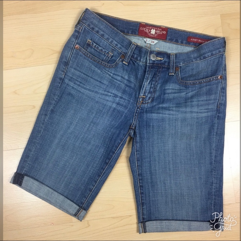 NWOT **LUCKY BRAND** Abbey Bermuda Shorts Size 2